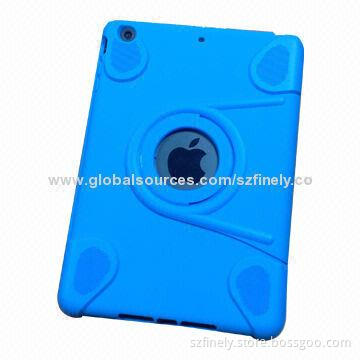 TPU case for iPad mini, 360 degree rotation with touch screen, simple and fashion